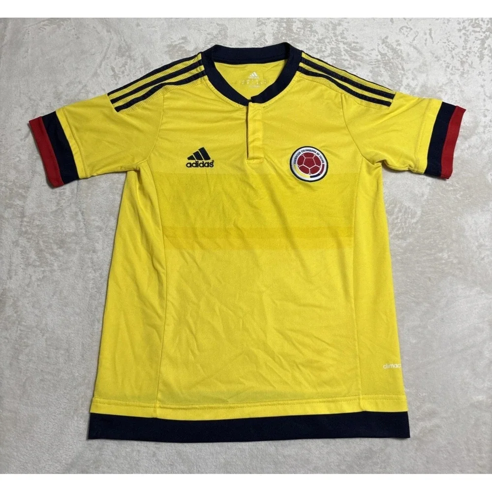 Adidas Columbia National Soccer Team Jersey Mens Small 2015 Home Kit Shirt